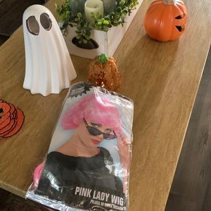 Pink lady wig